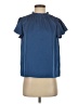 Shein Blue Short Sleeve Blouse Size 4 - photo 1