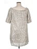 Venus Metallic Silver Cocktail Dress Size XL - photo 2