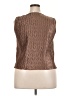 Le Bos 100% Polyester Brown Sleeveless Blouse Size 20 - photo 2