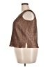 Le Bos 100% Polyester Brown Sleeveless Blouse Size 20 - photo 5