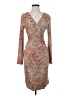 Peruvian Connection Paisley Tan Cocktail Dress Size S - photo 1
