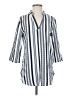 Shein 100% Polyester Blue 3/4 Sleeve Blouse Size 4 - photo 1