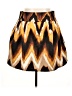 Worthington 100% Polyester Chevron-herringbone Brown Casual Skirt Size 14 (petite) - photo 1