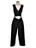 Club Monaco Solid Black Jumpsuit Size 4 - photo 2