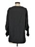 Gypsy 05 100% Silk Gray Black Long Sleeve Silk Top Size S - photo 2