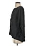 Gypsy 05 100% Silk Gray Black Long Sleeve Silk Top Size S - photo 5