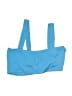 Commense Solid Blue Swimsuit Top Size S - photo 1