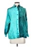 Jarbo Teal Long Sleeve Blouse Size Sm (1) - photo 1