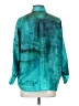 Jarbo Teal Long Sleeve Blouse Size Sm (1) - photo 2