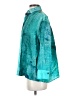 Jarbo Teal Long Sleeve Blouse Size Sm (1) - photo 5