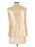 Ryu 100% Polyester Gold Sleeveless Blouse Size L - photo 2