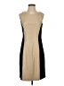 Etcetera Color Block Tan Cocktail Dress Size 2 - photo 1