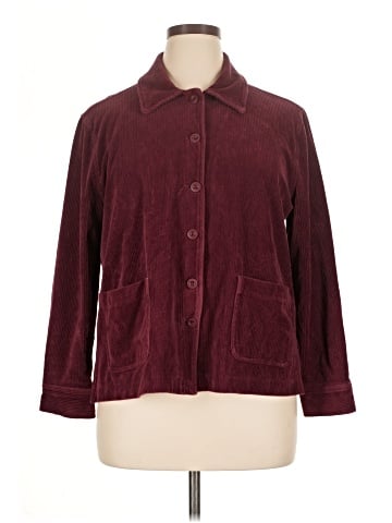 Draper's & Damon's 3/4 Sleeve Button-Down Shirt (view 1)
