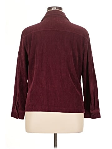 Draper's & Damon's 3/4 Sleeve Button-Down Shirt (view 2)