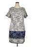 St. John Blue Short Sleeve Top Size 18 - photo 1