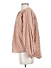 Zara Polka Dots Pink 3/4 Sleeve Blouse Size S - photo 5