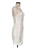 Crystal Sky Metallic Silver Cocktail Dress Size M - photo 4