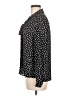 Carolina Belle 100% Polyester Polka Dots Black Long Sleeve Blouse Size M - photo 5
