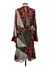 Libby Edelman 100% Polyester Print Green Casual Dress Size S - photo 2