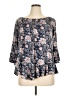 Style&Co Blue 3/4 Sleeve Blouse Size XL - photo 1