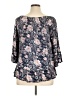 Style&Co Blue 3/4 Sleeve Blouse Size XL - photo 2