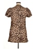 Assorted Brands Animal Print Brown Short Sleeve Blouse Size 14 - photo 2