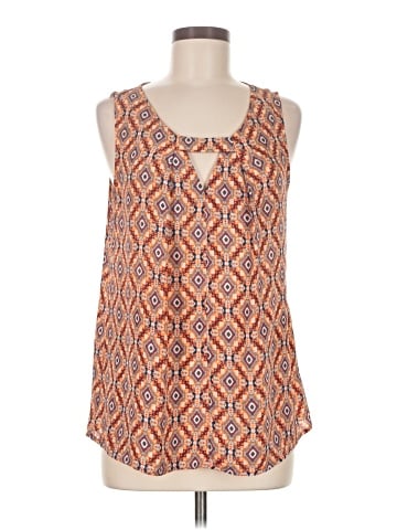 Skies Are Blue Sleeveless Blouse (view 1)