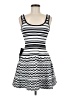 Bebe Chevron-herringbone White Casual Dress Size M - photo 1