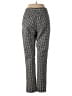Lucy Wang Houndstooth Black Casual Pants Size S - photo 2