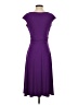 Chaps Solid Purple Cocktail Dress Size S - photo 2