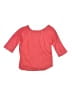 Splendid 100% Cotton Red Pink 3/4 Sleeve T-Shirt Size 10 - photo 2