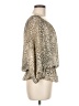 Vince Camuto 100% Polyester Animal Print Tan 3/4 Sleeve Blouse Size M (petite) - photo 4