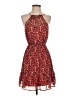 Monteau 100% Polyester Floral Red Casual Dress Size S - photo 1