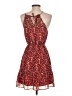 Monteau 100% Polyester Floral Red Casual Dress Size S - photo 2