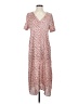 Shine Floral Pink Casual Dress Size 2 - photo 1