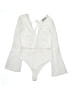 Hudson Gray 100% Polyester Ivory Bodysuit Size S - photo 1