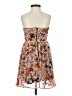 Lucca Couture 100% Polyester Floral Orange Cocktail Dress Size 0 - photo 2