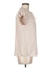Current Air 100% Polyester Solid Ivory Sleeveless Blouse Size M - photo 4
