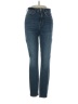 Good American Stripes Blue Jeans Size 2 - photo 1