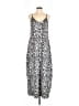 oasis Animal Print Silver Casual Dress Size L - photo 1