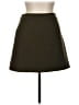 Express Solid Brown Green Casual Skirt Size 6 - photo 1