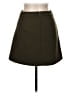 Express Solid Brown Green Casual Skirt Size 6 - photo 2