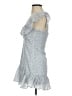 LoveShackFancy 100% Cotton Floral Blue Casual Dress Size 00 - photo 5