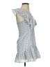 LoveShackFancy 100% Cotton Floral Blue Casual Dress Size 00 - photo 4