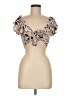 Angie Tan Short Sleeve Top Size M - photo 1