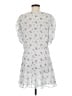 LoveShackFancy 100% Polyester Floral Gray Casual Dress Size M (estimated) - photo 2