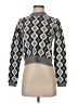 Icone Chevron-herringbone Gray Pullover Sweater Size S - photo 1