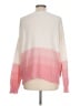 Hem & Thread Color Block Pink Pullover Sweater Size L - photo 2