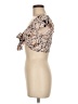 Angie Tan Short Sleeve Top Size M - photo 5