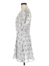 LoveShackFancy 100% Polyester Floral Gray Casual Dress Size M (estimated) - photo 5
